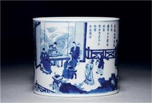 包頭市哪里可以現(xiàn)金收購康熙青花筆筒-中科商務網(wǎng)-香港跨國藝術品拍賣\上海金祁文化藝術交流